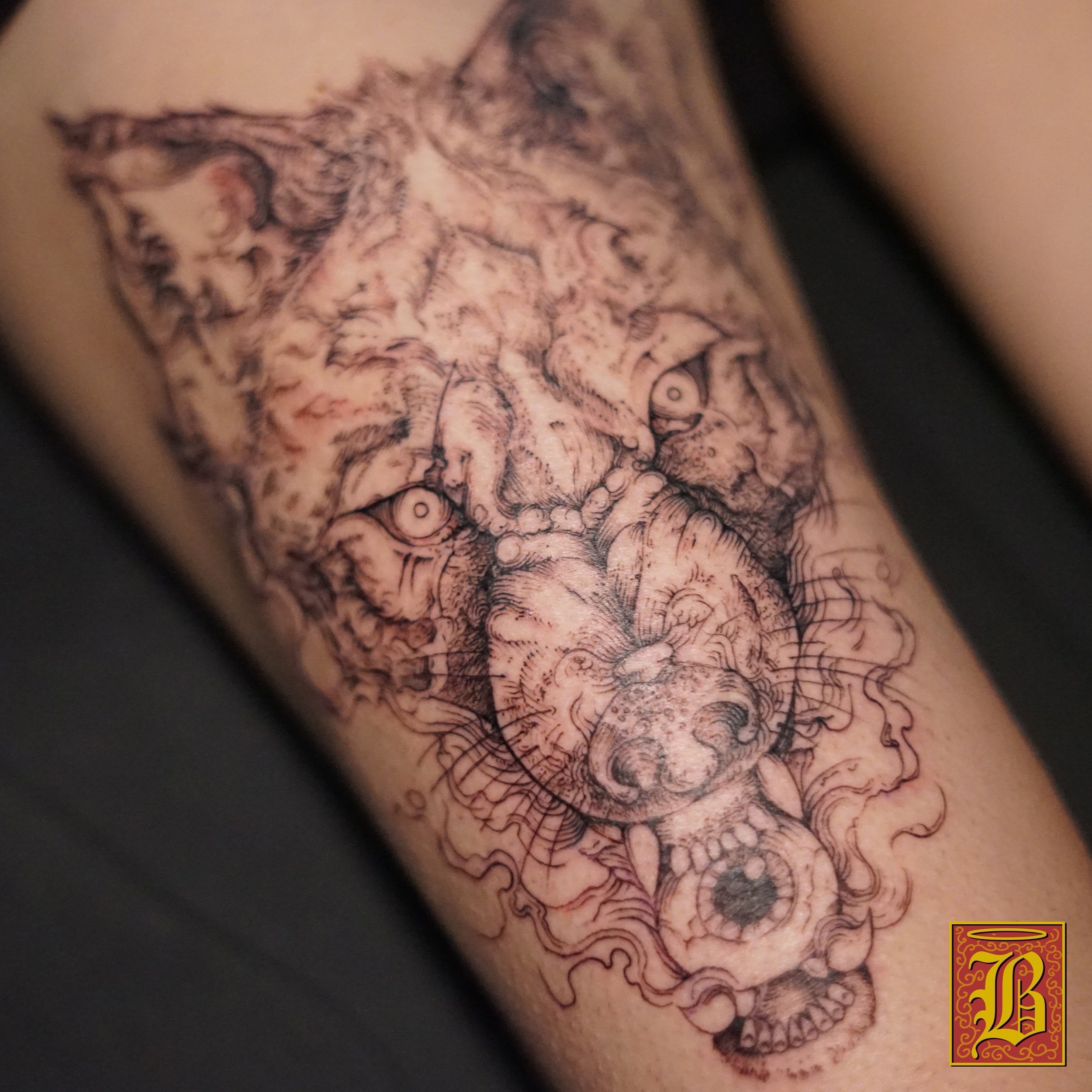 Tatouage Loup 